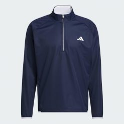 Bluza Ultimate365 Durable Water Repellent Wind Quarter-Zip. Białe bluzy bez kaptura męskie Adidas, xl, z polaru. Za 439.00 zł.