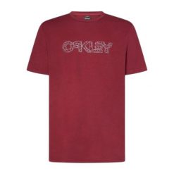 Koszulka Oakley Wire B1B. Czerwone t-shirty damskie Oakley, l, bez wzorów, z materiału, bez kołnierzyka. Za 118.50 zł.