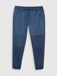 4F Spodnie sportowe w kolorze granatowym rozmiar: M. Niebieskie spodnie sportowe męskie 4f, z materiału. Za 100.28 zł.