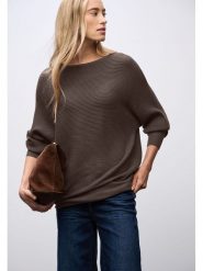 Cecil Sweter w kolorze ciemnobrązowym rozmiar: 40. Brązowe swetry klasyczne damskie Cecil, ze splotem, bez kołnierzyka. Za 131.12 zł.