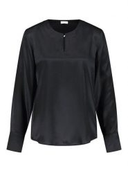 Gerry Weber Bluzka w kolorze granatowym rozmiar: 36. Niebieskie bluzki damskie Gerry Weber, bez wzorów, bez kołnierzyka, bez ramiączek. Za 110.04 zł.