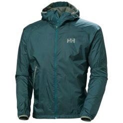 Kurtka wodoodporna Helly Hansen Rapide. Zielone kurtki męskie Helly Hansen, m, bez wzorów, bez kaptura. Za 689.99 zł.