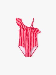 Mayoral Strój kąpielowy 3737 Różowy Regular Fit. Czerwone stroje kąpielowe dziewczęce Mayoral, bez wzorów, z syntetyku. Za 119.99 zł.