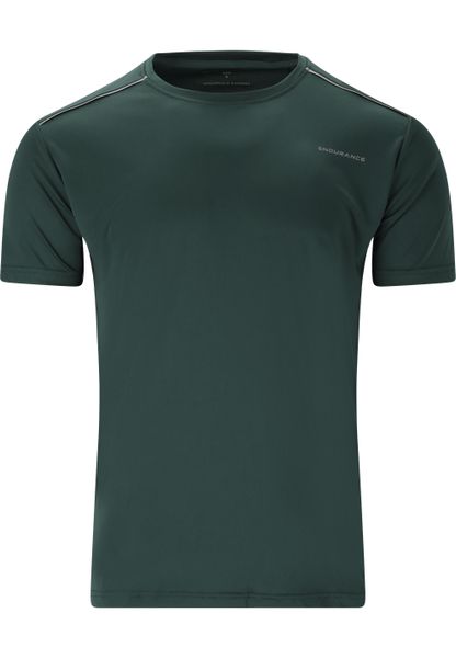 Koszulka Endurance Abbi. Zielone t-shirty sportowe męskie Endurance, l, z poliesteru, bez ramiączek, na fitness i siłownię. Za 104.00 zł.