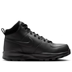Buty na co dzień Męskie Zimowe Nike Manoa Trapery Ciepłe Skóra Wysokie. Czarne buty zimowe męskie Nike, na zimę, ze skóry, bez zapięcia. Za 439.00 zł.