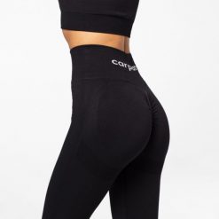 Legginsy bezszwowe Carpatree Allure czarne. Czarne legginsy damskie Carpatree, l, bez wzorów, z elastanu. W wyprzedaży za 172.49 zł.