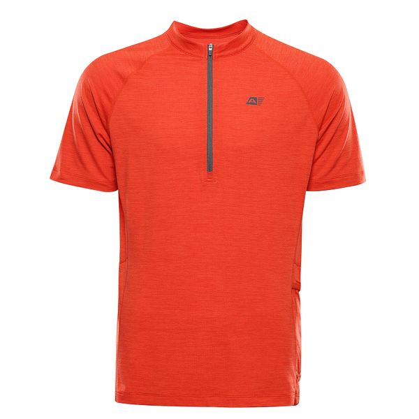 Koszulka męska rowerowa z zamkiem Alpine Pro Geret 3. Brązowe t-shirty sportowe męskie Alpine Pro, l, z elastanu, bez ramiączek, na fitness i siłownię. Za 159.00 zł.