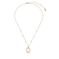 Naszyjnik Guess. Żółte naszyjniki damskie Guess, złote. Za 349.99 zł.