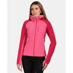Damska kurtka softshell Kilpi BALEO-W. Czerwone kurtki damskie Kilpi, xs, bez wzorów, z nylonu, bez kaptura. Za 422.05 zł.