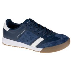 Buty sportowe Sneakersy męskie, Skechers Zinger Scobie. Niebieskie buty sportowe na co dzień męskie Skechers, bez zapięcia, trekkingowe. Za 259.99 zł.