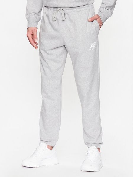 New Balance Spodnie dresowe MP31539 Szary Regular Fit. Szare spodnie dresowe męskie New Balance, bez wzorów, z bawełny. Za 169.99 zł.