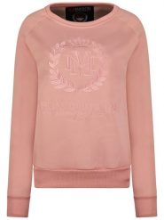 Maison Montaigne Bluza "Fimosai" w kolorze szaroróżowym rozmiar: L. Różowe bluzy bez kaptura damskie Maison Montaigne, l. Za 87.81 zł.