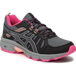 Buty ASICS - Gel-Venture 7 1012A476 Carrier Grey/Silver 021. Czarne buty sportowe na co dzień damskie Asics, bez wzorów, z materiału, do biegania. Za 289.00 zł.