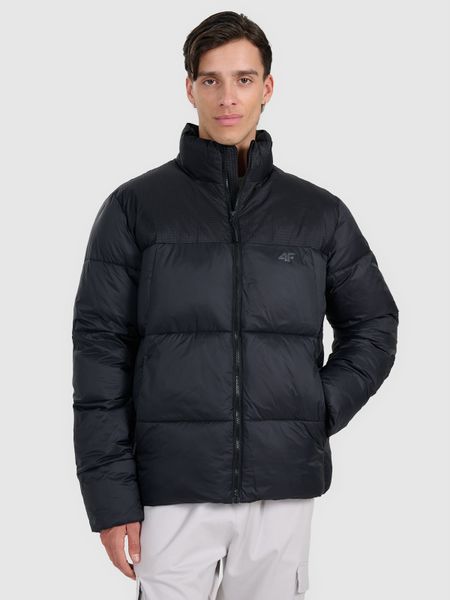 4F Kurtka puchowa z wypełnieniem syntetycznym męska - czarna XXL. Czarne kurtki męskie 4f, na zimę, m, bez wzorów, z materiału, bez kaptura. W wyprzedaży za 279.99 zł.