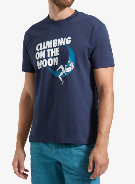 Koszulka bawełniana męska La Sportiva Moon Rock T-Shirt. Niebieskie t-shirty męskie La Sportiva, m, bez wzorów, z bawełny, bez kołnierzyka. Za 194.00 zł.