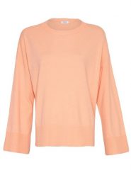 MOSS COPENHAGEN Sweter "Dalinda Rachelle" w kolorze łososiowym rozmiar: L/XL. Pomarańczowe swetry klasyczne damskie MOSS COPENHAGEN, l, z wiskozy, bez kołnierzyka. Za 74.63 zł.