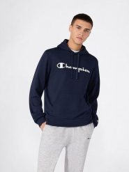 Champion Bluza w kolorze granatowym rozmiar: S. Niebieskie bluzy z kapturem damskie CHAMPION, s, z bawełny. Za 132.05 zł.
