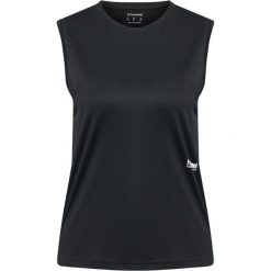 Damski tank top Hummel Pulse. Czarne topy sportowe damskie HUMMEL, xl, bez wzorów, z dżerseju, bez ramiączek. Za 134.00 zł.