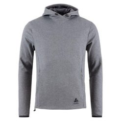 Bluza z kapturem do biegania męska Odlo Active 365 knit hoody. Szare bluzy z kapturem męskie Odlo, m. W wyprzedaży za 382.25 zł.
