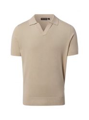 Finshley & Harding koszulka polo z dzianiny Mężczyźni Bawełna beżowy, XXL. Brązowe koszulki polo męskie Finshley & Harding, m, bez wzorów, z bawełny, bez ramiączek. Za 149.95 zł.