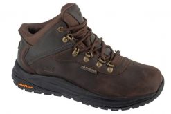 Buty trekkingowe męskie, Slip-Ins: Meroe - Pikeman. Brązowe buty trekkingowe męskie Skechers, z materiału, bez zapięcia, trekkingowe. Za 399.99 zł.