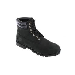 Trapery męskie, 6 IN WR Basic Boot. Czarne buty zimowe męskie Timberland, bez zapięcia. Za 599.00 zł.