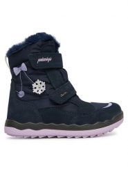 Primigi Śniegowce GORE-TEX 8883744 S Granatowy. Niebieskie kozaki dziewczęce Primigi, z gore-texu. Za 469.99 zł.