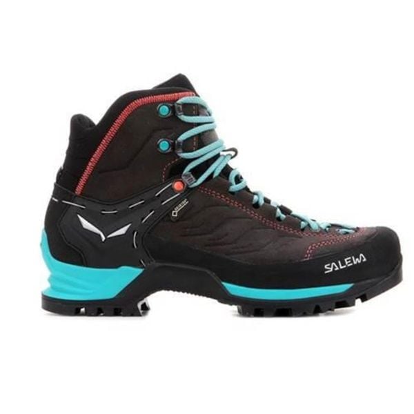 Buty trekkingowe damskie Salewa WS Mtn Trainer Mid Gtx czarne,turkusowe. Czarne obuwie trekkingowe damskie Salewa. Za 888.30 zł.