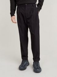 G-Star Spodnie chino - Relaxed fit - w kolorze czarnym rozmiar: W31/L30. Czarne spodnie materiałowe męskie G-Star, bez wzorów, retro. Za 274.95 zł.