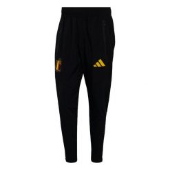 Spodnie Belgium Tiro Tech. Czarne spodnie dresowe męskie Adidas, bez wzorów, z dresówki. Za 329.00 zł.