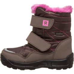 Botki w kolorze brązowo-różowym. Brązowe botki dziewczęce Richter, bez wzorów, z materiału, bez ramiączek. W wyprzedaży za 152.95 zł.