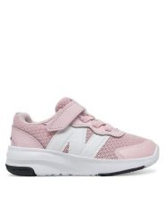 New Balance Sneakersy 578's IT578PK Różowy. Czerwone buty sportowe dziewczęce New Balance, bez wzorów, ze skóry, bez zapięcia. Za 169.99 zł.