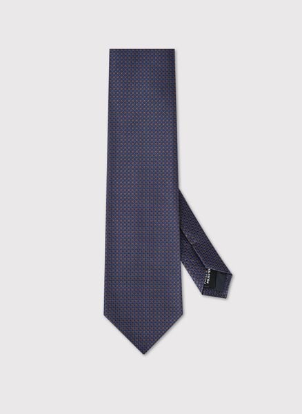 Krawat męski w brązowy wzór. Brązowe krawaty i muchy męskie Pako Lorente, bez wzorów, z poliesteru, biznesowe. Za 99.99 zł.