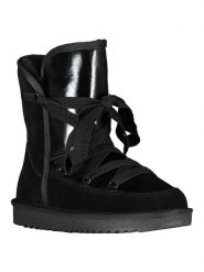 Geographical Norway Kozaki zimowe "Omondor" w kolorze czarnym rozmiar: 38. Czarne kozaki damskie Geographical Norway, z futra, bez obcasa. Za 173.99 zł.