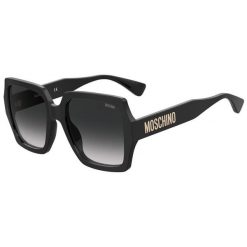 Okulary przeciwsłoneczne MOSCHINO MOS127/S 807 dla kobiet, rozmiar 56 mm. Czarne okulary przeciwsłoneczne damskie MOSCHINO. W wyprzedaży za 953.90 zł.