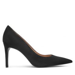Szpilki Stuart Weitzman. Czarne szpilki Stuart Weitzman, bez wzorów, bez obcasa. Za 1,422.99 zł.