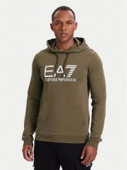 EA7 Emporio Armani Bluza 7M001413 AF22266 U6198 Brązowy jasny Regular Fit. Brązowe bluzy bez kaptura męskie EA7 Emporio Armani, m, z bawełny. Za 514.99 zł.