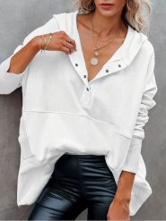 Milan Kiss Bluza w kolorze kremowym rozmiar: S. Brązowe bluzy z kapturem damskie Milan Kiss, s. Za 152.99 zł.