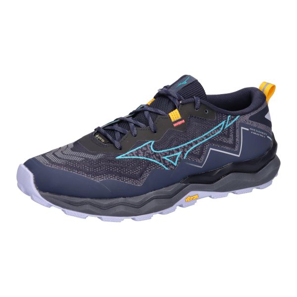 Buty do biegania męskie Mizuno Wave Daichi 9 GTX baritone. Niebieskie obuwie do biegania damskie Mizuno, mizuno wave. Za 519.99 zł.