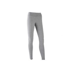 Legginsy Gym & Pilates damskie. Szare legginsy damskie Adidas, xl, bez wzorów, z bawełny, na jogę i pilates. Za 129.99 zł.