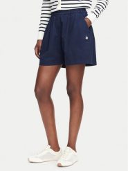 Beverly Hills Polo Club Szorty materiałowe P-SS26W-B576580 Granatowy Regular Fit. Niebieskie szorty damskie Beverly Hills Polo Club, bez wzorów, z bawełny. Za 194.99 zł.