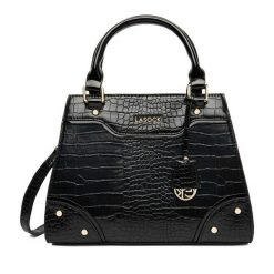 Torebka Lasocki. Czarne torebki klasyczne damskie Lasocki, bez wzorów, bez dodatków. Za 179.99 zł.