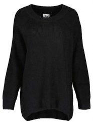 Blue Seven Sweter w kolorze czarnym rozmiar: 38. Czarne swetry klasyczne damskie Blue Seven, ze splotem, bez kołnierzyka. Za 70.41 zł.