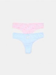 Majtki stringi 2 pack Cinnamoroll - wielobarwny. Stringi damskie Sinsay, l, bez wzorów. Za 19.99 zł.