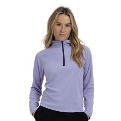 Top Z Polaru Damski Skylar. Niebieskie topy sportowe damskie Trespass, l, bez wzorów, z materiału, bez ramiączek. Za 84.99 zł.