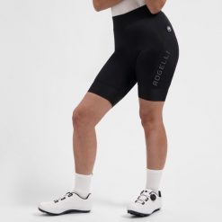 Spodenki rowerowe damskie Rogelli Essential III bez szelek z wkładką żelową. Czarne spodenki sportowe damskie Rogelli, m, z elastanu, na fitness i siłownię. Za 269.00 zł.