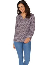 WITT WEIDEN Bluzka w kolorze fioletowym rozmiar: 50. Różowe bluzki damskie WITT WEIDEN, bez wzorów, bez kołnierzyka, bez ramiączek. Za 30.99 zł.