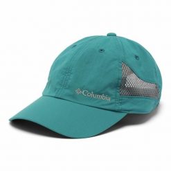 Czapka z daszkiem Columbia Tech Shade II Hat. Niebieskie czapki męskie Columbia, bez wzorów, sportowe. Za 110.70 zł.