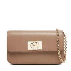 Torebka Furla. Brązowe torebki klasyczne damskie Furla, bez wzorów, bez dodatków. Za 1,109.00 zł.