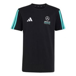 Koszulka Mercedes - Amg Petronas Formula 1 Team Dna. Czarne bluzki damskie Adidas, bez wzorów, sportowe, bez kołnierzyka, bez ramiączek. Za 149.00 zł.